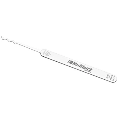 Imagen de Multipick Elite Bogota Rake (V30) juego de ganzúas (0,4 mm, fino, fabricado en Alemania, para uso profesional cerrajeros y autoridades