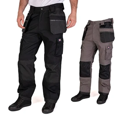 Imagen de Lee Cooper LCPNT, Cargo Trouser, Pantalones de carga para hombre, Negro, 32W