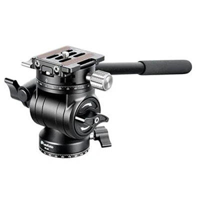Imagen de Leofoto Cabezal de vídeo líquido Compacto con Placa panorámica Doble Capacidad Carga: 3 kg Ideal para observadores Aves y películas Naturaleza BV 1R