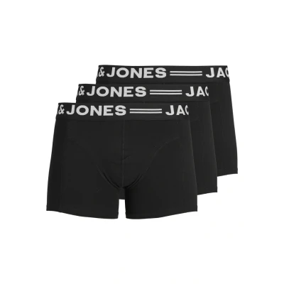 Imagen de Jack &amp; Jones Sense Trunks 3 PACK Culotte, Hombre, Talla: Large, Black