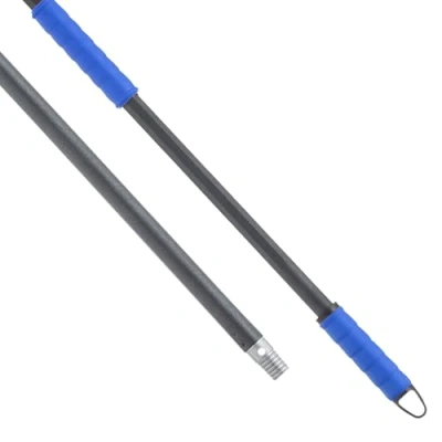 Imagen de MAYA Palo Ergo Pro. 1,40 m. Empuñadura Ergonómica Antideslizante. Máxima Resistencia. Rosca Universal y Maneta con Agujero para Colgarlo. (Azul)