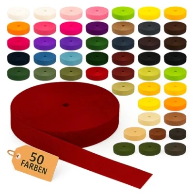 Imagen de KBBB Correa de 2 m o 5 largo 50 colores anchos: 10 mm 15 20 25 30 40 polipropileno