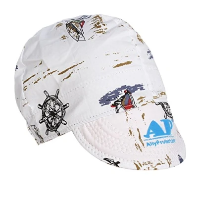Imagen de Gorra de soldadura, SONSAN ajustable para soldar, sombrero bufanda algodón retardante, casco 55 a 61 cm