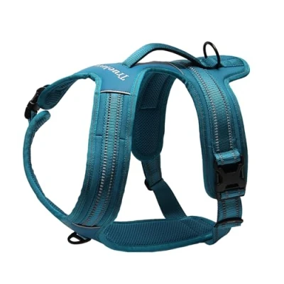 Imagen de Arnés para perros Truelove TLH5551 que evita tirones con apertura en cuello acolchado y suave, material reflectante 3M, capa externa resistente Oxford mayores