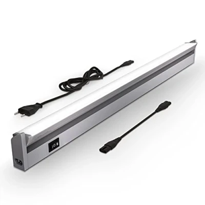 Imagen de B.K.Licht Lámpara Fluorescente LED Giratoria, 8.5 W, 4000 K, 1000 lm, Luz Blanca Neutra