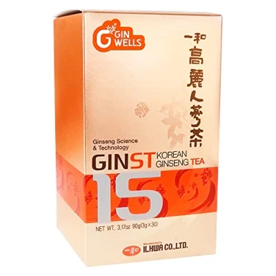 Imagen de Tongil GINST15 Tea IL Hwa 30 SOBRES Té Granulado Soluble de Extracto Ginseng Coreano Cultivo propio y Procedimiento Extracción Exclusivo