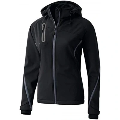 Imagen de erima Function Softshell Chaqueta, Mujer, Negro/Antracita, 48