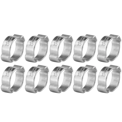 Imagen de 10 Piezas de Acero Inoxidable Chapado en Zinc Con Dos Orejas, Manguera Sujeción 5 23 mm Para Tubo Gasolina Fule(13 15Mm)