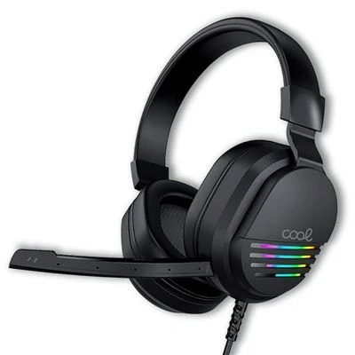 Imagen de Auriculares Stereo PC / PS4 PS5 Xbox Gaming Cool Nitro Iluminación + Adapt. Audio