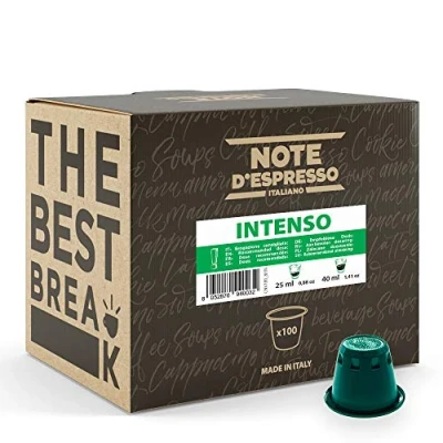 Imagen de Note d&#039;Espresso Intenso Cápsulas de Café Compatibles con Cafeteras NESPRESSO* 100 caps