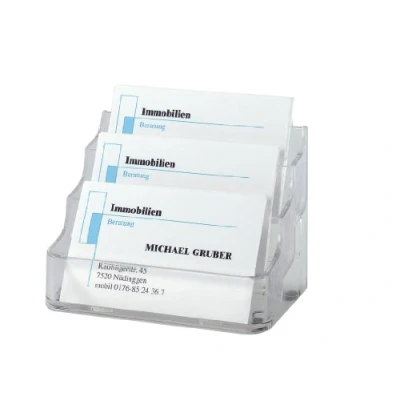 Imagen de SIGEL VA130 Porta tarjetas con 3 compartimentos, para hasta 210