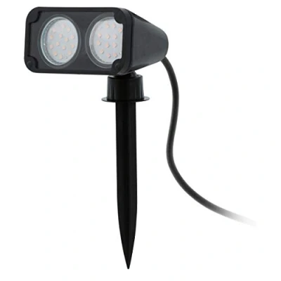 Imagen de EGLO Pincho Nema 1 GU10, 6 W, Negro, 11.5 x 10.5 cm