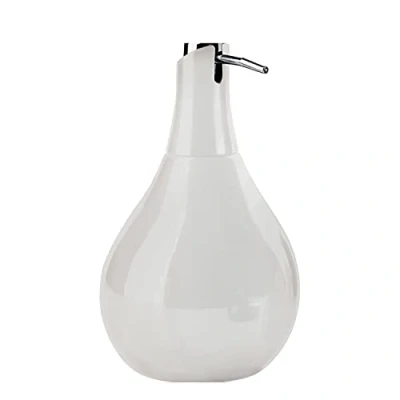 Imagen de Gedy Adelaide Dosjabonera, medidas y peso: 17 x 10,2 cm 0,2 kg, capacidad de la jabonera 420 ml, dispensador jabón baño cerámica, acabado blanco, diseño I+D, 2 años garantía,