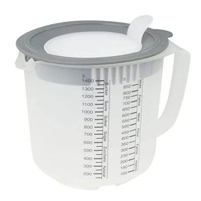Imagen de Dr Oetker Jarra Medidora C Tapa polipropileno, color transparente y amarillo. 1 ud.