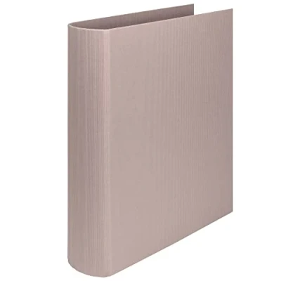 Imagen de Rössler Papier 1316452495 S.O.H.O. Carpeta de anillas para DIN A4, 5 cm altura llenado, mecanismo 4 anillas, color topo, 1 unidad