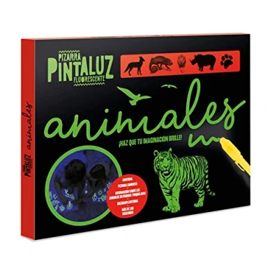 Imagen de PIZARRA PINTALUZ FLUORESCENTE ANIMALES