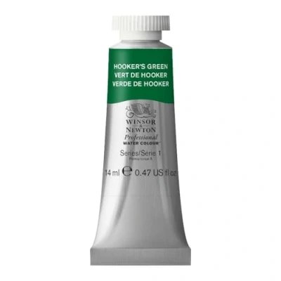 Imagen de Winsor &amp; Newton Acuarela Profesional Pintura De Acuarela, Alta Luminosidad, Resistente a la Luz, Calidad Archivo, Tubo 14 ML, Color Verde Hooker