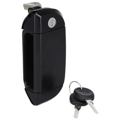Imagen de FEBI BILSTEIN 175766 Manecilla de Puerta derecha, exterior con llave, cilindro cierre negro VOLKSWAGEN: TRANSPORTER 4, 4 Bus