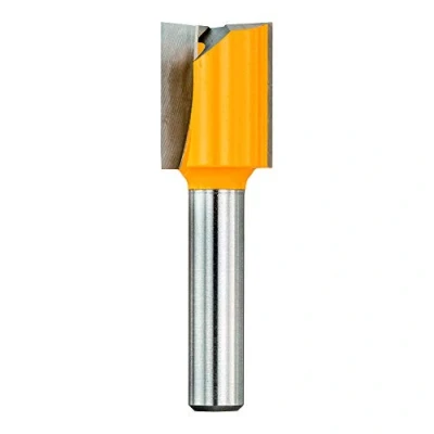 Imagen de DEWALT DT90002 QZ Fresa de corte recto 2 cortantes, diámetro corte: 6mm, longitud trabajo: 19mm