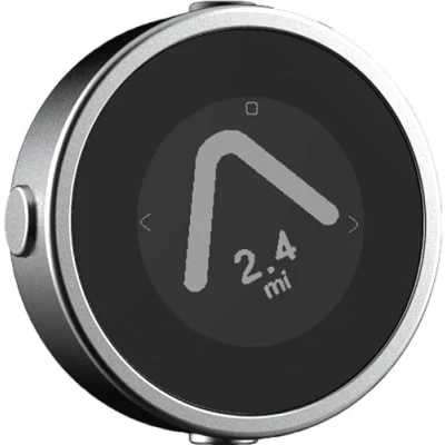 Imagen de BEELINE Moto Ordenador GPS Plata I Planifica Rutas por Todo el Mundo, Impermeable y con 30 Horas de Autonomía, Carga USB Navegador Satélite Soporte para Correa Apto Guantes