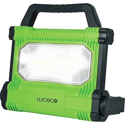 Imagen de Luceco Luz de Trabajo Recargable, Foco LED 30W, Lámpara Portátil IP54 Impermeable, Literna para la Reparación Automóviles, Pesca, Camping