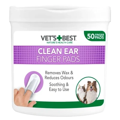 Imagen de Vet&#039;s Best Almohadillas de Limpieza oído Natural para Perros 50 Unidades 160 g