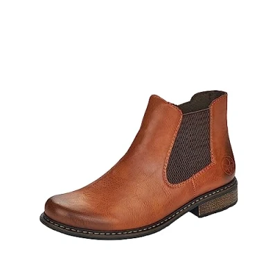 Imagen de Rieker Z4994, Botas Chelsea Mujer, Cayenne Brown Marrón, 36 EU