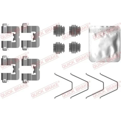 Imagen de QUICK BRAKE 109 0114 Kit de accesorios, pastillas frenos HYUNDAI: i30 III Familiar, Hatchback, KIA: Ceed Hatchback