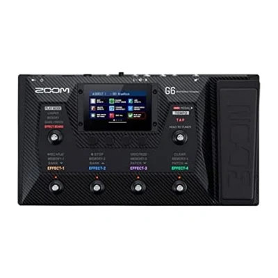 Imagen de Zoom G6 Pedalera multiefectos, amp simulator, interface de audio