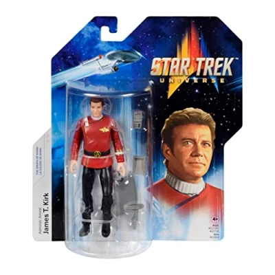 Imagen de BANDAI Figura de Star Trek Capitán James T. Kirk acción del Wrath of Khan articulada Juguete The Khan, Regalos y