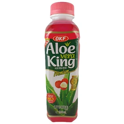 Imagen de rumarkt Aloe Vera King Bebida Litchi 500 ml, incluye 0,25