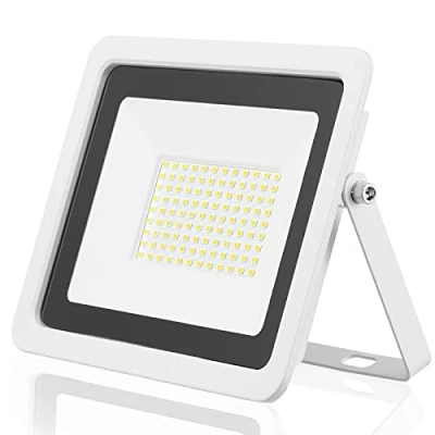 Imagen de EOCOYAR Luz de Inundación Led 100W 50W 30W 20W 10W Reflector Blanco Ultrafino Foco Proyector 230V IP68 Iluminación Exterior Impermeable(50W,Blanco Frio）