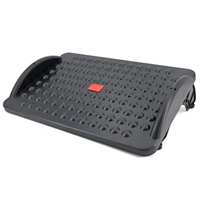 Imagen de STEY ACCESORIOS Reposapiés de Oficina Ergonómico e Inclinable Fabricado con Plástico Reciclado 42x29x7,5 cm Accesorio Superficie textura efecto masaje en España