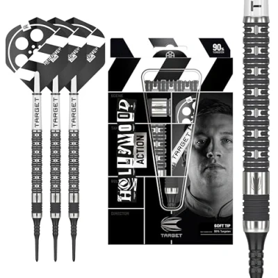 Imagen de Target Darts Dardos Chris dobey Hollywood Action 90% 20gr