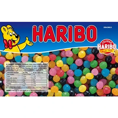 Imagen de Haribo Dragibus Caramelos Grageados 2000 gr