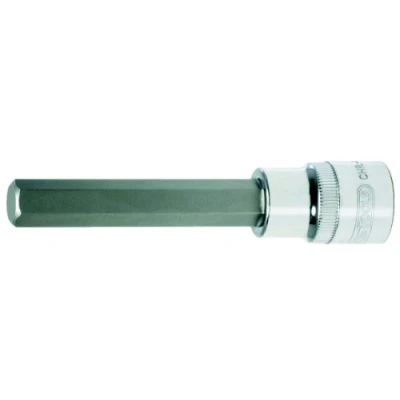 Imagen de KS Tools 918.1656 1/2&quot; Llave de vaso con punta para tornillos encastre hexagonal CHROMEplus, larga, 6 mm