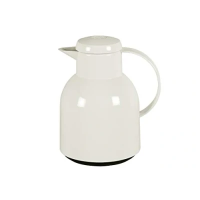 Imagen de Emsa Samba Quick Press 504229 Jarra térmica (1 L), color blanco