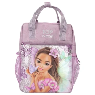 Imagen de Depesche 12780 TOPModel Fairy Love Malva con Motivo de Modelo y Mariposas, Mochila Escolar Correas Ajustables, Multicolor (0012780)