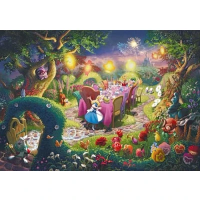Imagen de Schmidt Spiele Hatter 57398 Thomas Kinkade, Disney Mad Hatter&#039;s Tea Party, Puzzle de 6000 Piezas, Rompecabezas, Multicolor