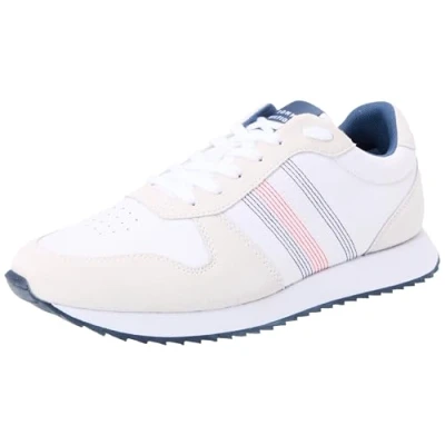 Imagen de Tommy Hilfiger Serrated Zapatillas, Hombre, Talla: 42, White Zapatos