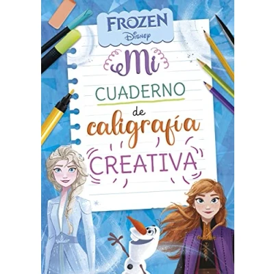 Imagen de Frozen. Mi cuaderno de caligrafía creativa (Disney. Primeros aprendizajes) (Aprendo con Disney)