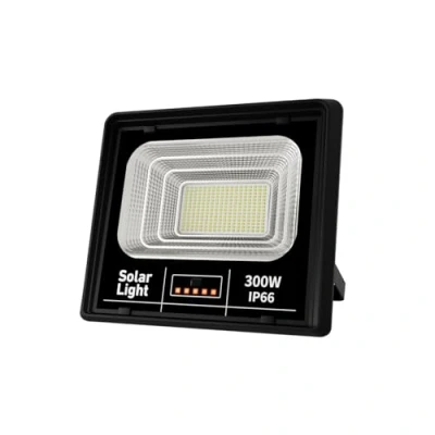 Imagen de Jortan Tech Reflector Solar LED de Alta Potencia Yaoye 300W con Panel Fotovoltaico Policristalino, Batería LiFePO4 y Control Remoto para Iluminación Exterior Eficiente