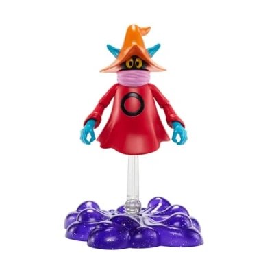 Imagen de Masters of the Universe Motu Origins Orko, Figura de acción Mago Trolla Flotante con Capa roja, Bufanda, Sombrero y minicómic, Juguete Regalo para niños niñas +6 años, HYD37