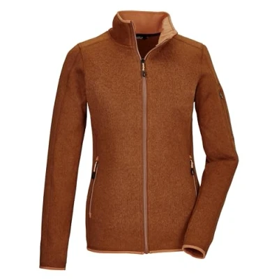 Imagen de killtec Mujer Chaqueta polar de punto/chaqueta con cuello alto KOW 111 WMN KNT FLC JCKT, zimt, 48, 41800 000