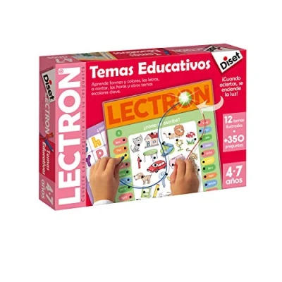 Imagen de Diset Lectron Temas Educativos, Juego educativo de asociar preguntas y respuestas a partir 4 años, 1 unidad