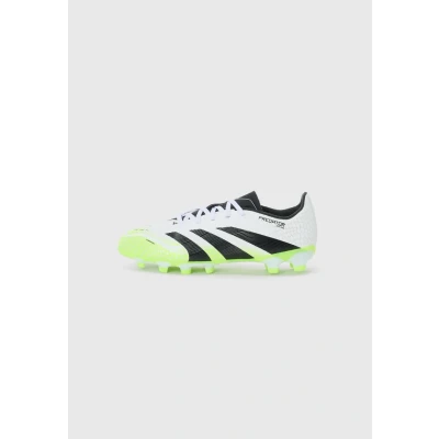 Imagen de adidas Performance Predator League Unisex Botas de fútbol con tacos, Talla: 31.5, White/core black/lucid lemon Zapatos