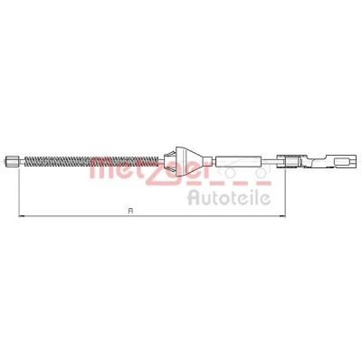 Imagen de METZGER 10.5365 Cable de Freno Mano Atrás izquierda, derecha, derecha 228 COFLE FORD: Focus C Max, 2
