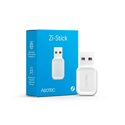 Imagen de Aeotec Zi Stick Zigbee Memoria USB para ZHA in Home Assistant, Zigbee2MQTT, Open HAB IOBROKER NodeRed Smart Stick, Color Blanco