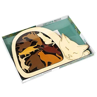 Imagen de Constantin C5069 Rompecabezas para Cesta de Gato, Color Natural