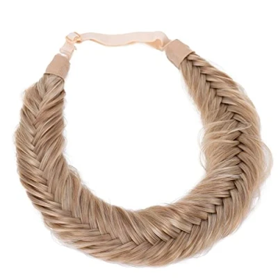 Imagen de CAISHA Diadema Trenzada Postizo, Diadema, Accesorios Para El Cabello Mezcla Rubia HZ305